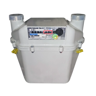 Счетчик газа NOVOGAS СГМН-1М1-G 6 межосевое 200 мм, правый 1 1/4" СПРАВА НАЛЕВО)