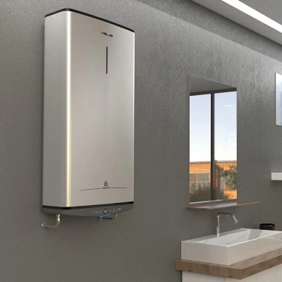 Водонагреватель электрический Ariston ABSE VLS PRO PW  30 (1,5+1 кВт, 2 ТЭНа, плоский, покр. Ag+)