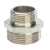Бочонок 1/2"-3/8" латунь никель LD (100)