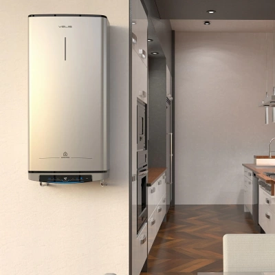 Водонагреватель электрический Ariston ABSE VLS LUX INOX WIFI 100 (1,5+1 кВт, плоский, НЕРЖ)