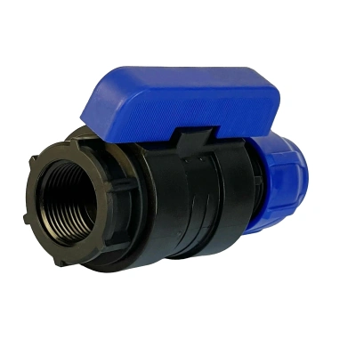 Кран шаровый ПЭ разъемный 25 х ВР 3/4" Spektr (130/10)