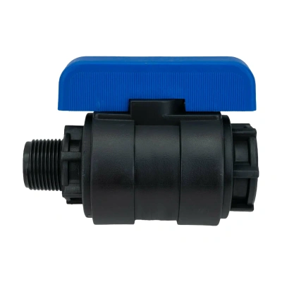 Кран шаровый ПЭ разъемный 32 х НР 3/4" Spektr (90/6)