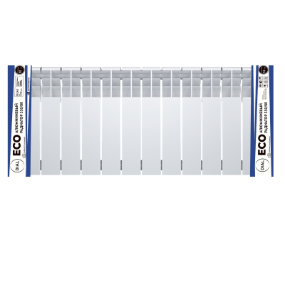 Радиатор алюминиевый DIAL ECO 350/80 /12 СЕКЦИЙ /