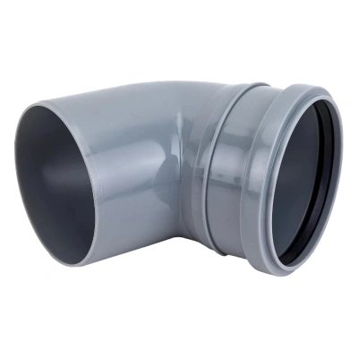 Отвод ПП канализационный D 110 (67 град.) ПОЛИТЭК (50)