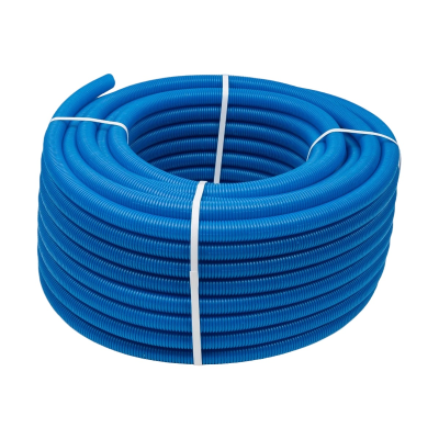 Гофра 28 синяя для труб 20 (бухта 50 м) Гофра 28 синяя для труб 20 (бухта 50 м)
