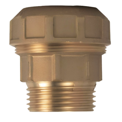 Муфта для ПЭ труб обж. латунь нар. рез. Itap 32x1" (12/120)