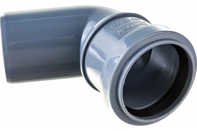 Отвод ПП канализационный D 50 (67 град.) ПОЛИТЭК (35)