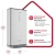 Водонагреватель электрический Ariston ABSE VLS LUX PW WIFI  80 (1,5+1 кВт, 2 ТЭНа, плоский)