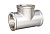 Тройник внутр. резьба 3/4"х3/4"х3/4" латунь никель LD (32)