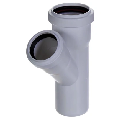 Тройник ПП канализационный D-50/50 (45 град.) (60)