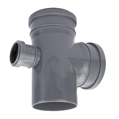 Крестовина канализационная одноплоскостная D-110/110/50 (87 град.) ПОЛИТЭК (25)