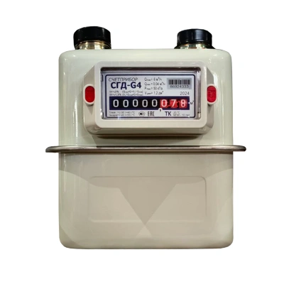 Счетчик газа Счетприбор СГД-G 4Т межосевое 110 мм, правый, термокорр. 3/4" (СПРАВА НАЛЕВО) (8) *