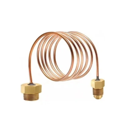 Капиллярная трубка для РДД для низких давлений G1/4 наруж. -G1/2 наруж., длина 2м с накидной гайкой