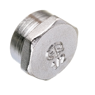 Заглушка внутр. резьба 1/2" никелированная AQUALINK (10/500)