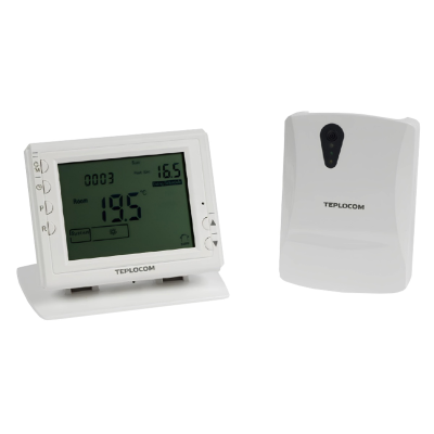 Термостат комнатный TEPLOCOM TS-Prog-2AA/3A-RF