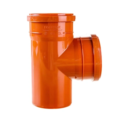 Тройник канализационный D-200/200 (87 град.) (наружная) ПОЛИТЭК (13)