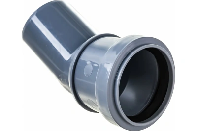 Отвод ПП канализационный D 50 (30 град.) ПОЛИТЭК (40)