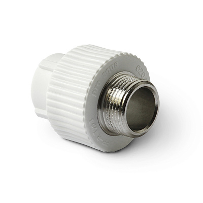 PP-R Муфта комбинированная НР Белая  32-1 PRO AQUA (60/10)