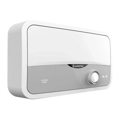 Водонагреватель проточный электрический Ariston AURES S 3.5 COM PL (3,5 кВт, компл. для душа) (Р-О)