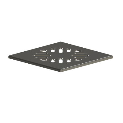 Трап ПП вертикальный с сухим затвором поплавковым D110 решетка нерж. сталь 150х150 Татполимер (24)