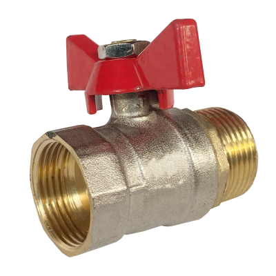 Кран шаровой муфта/резьба (бабочка) OTMO 3/4" (150/10)
