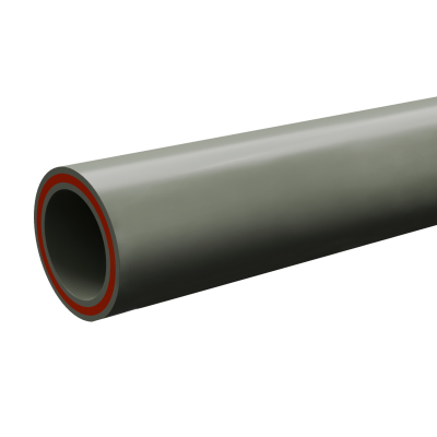 Труба PP (PN20 - стеклов.) d 50 x 6,9 Fdplast Optimum (серый) (32/4)