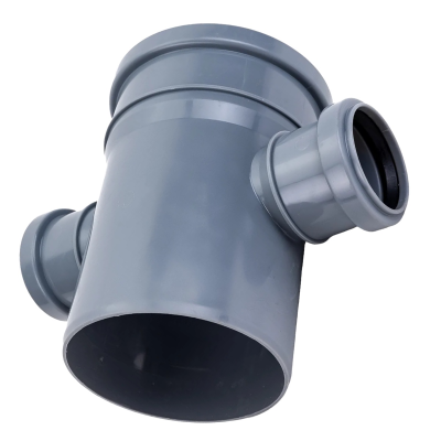 Крестовина канализационная одноплоскостная D-110/50/50 (90 град.) ПОЛИТЭК (45)