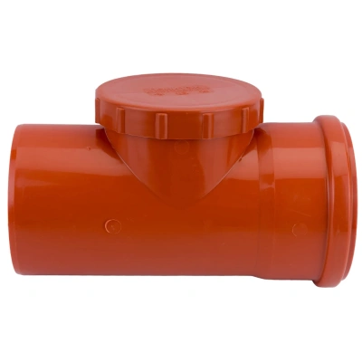 Ревизия с крышкой D-110 (наружная) ПОЛИТЭК (40)