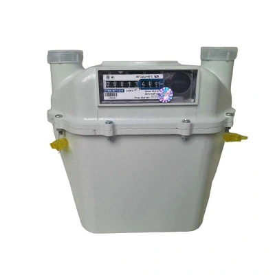 Счетчик газа NOVOGAS СГМН-МТ1-G 4 межосевое 200 мм, левый, термокорр. 1 1/4" (СЛЕВА НАПРАВО)