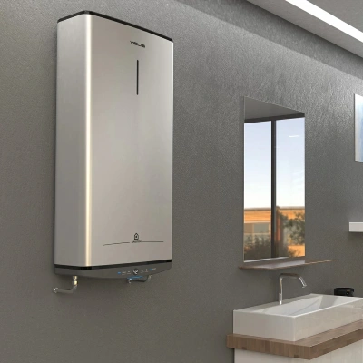 Водонагреватель электрический Ariston ABSE VLS PRO INOX PW  30 (1,5+1 кВт, 2 ТЭНа, плоский, НЕРЖ)