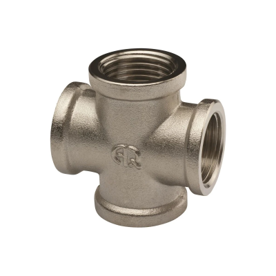Крестовина вн. р. 3/4" никелированная AQUALINK (5/50)
