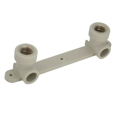 Комплект настенный для смесителя PP ВР 20 х 1/2" FDplast (серый) (50/5)