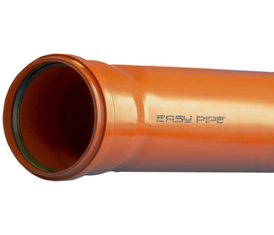 Труба канализационная раструбная 110х3,4х3000 (наружная) EASY PIPE ПОЛИТЭК (5)