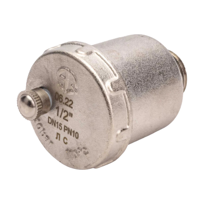 Автоматический воздухоотводчик хром. 10 бар AQUALINK 1/2" (100)