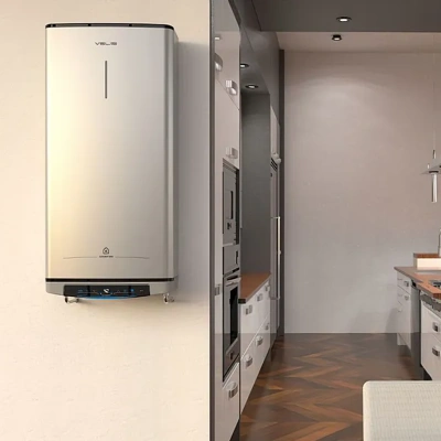 Водонагреватель электрический Ariston ABSE VLS DRY WIFI  50 (1,5+1 кВт, 2 ТЭНа, плоский, Ag+)