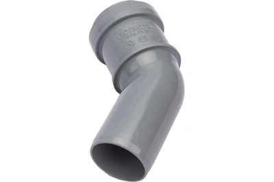 Отвод ПП канализационный D 32 (45 град.) ПОЛИТЭК (60)