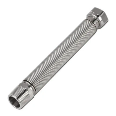 Подводка редукционная из нерж. стали сильфоного типа 1/2" г/ш (180-400мм) TIM (120/10)