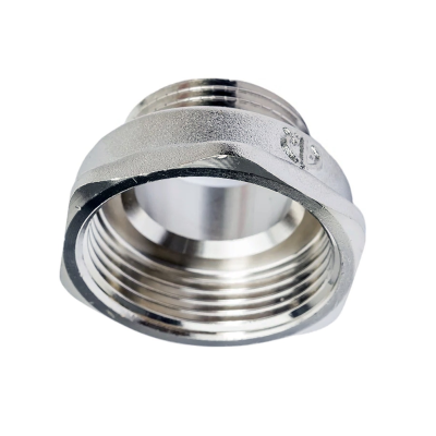Переходник вн.-нар. 1/2"- 3/8" никелированный AQUALINK (10/400)