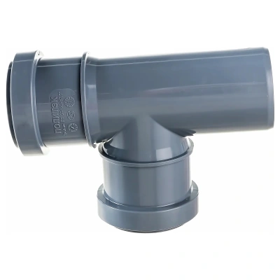 Тройник ПП канализационный D-50/50 (90 град.) ПОЛИТЭК (50)