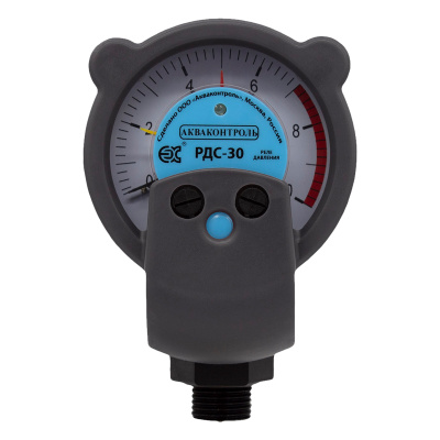 Реле давления стрелочное РДС-30 Extra Акваконтроль (1,5 кВт, G1/2", 30-180 сек)