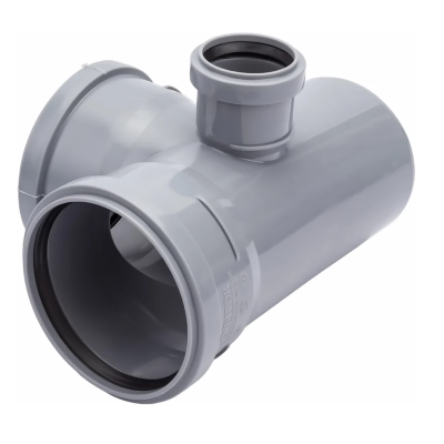 Крестовина канализационная 2-х плоскостная D-110/110/50 правая 87 град. ПОЛИТЭК (25)