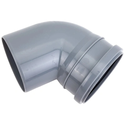 Отвод ПП канализационный D 110 (67 град.) ПОЛИТЭК (50)