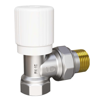 Вентиль т/р верхний угловой LD Pride 1/2" (16)