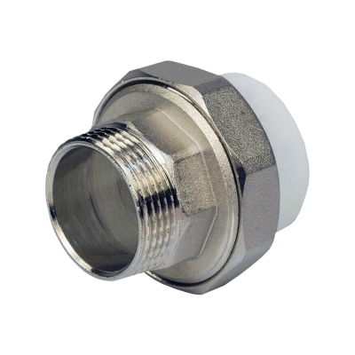 Муфта PPR разъем. НР 40 х 1 1/2" DIAL (70/5) Муфта PPR разъем. НР 40 х 1 1/2" DIAL (70/5)