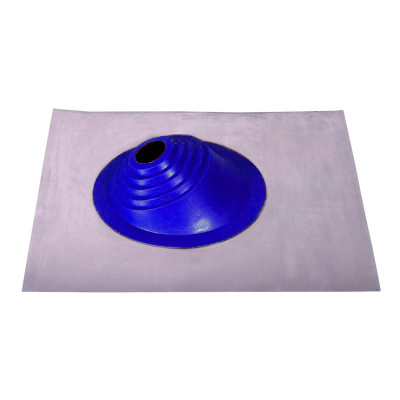 Манжета кровельная угловая №1 75-200 мм, EPDM, 500*600 мм (синяя)