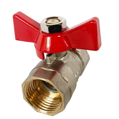Кран шаровой муфтовый (бабочка) OTMO 1/2" (200/10)