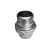 Американка прямая нар.-вн. латунь никель 1/2" LD (40)