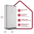 Водонагреватель электрический Ariston ABSE VLS LUX INOX WIFI  80 (1,5+1 кВт, 2 ТЭНа, плоский, НЕРЖ)