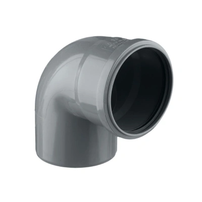 Отвод ПП канализационный D 110 (90 град.) ПОЛИТЭК (45)