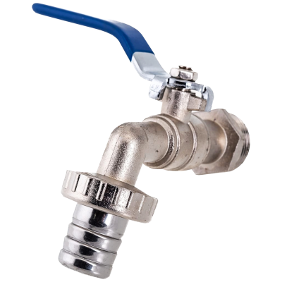 Кран водоразборный со штуцером ECO (рычаг) AQUALINK, 1/2" (180/18)